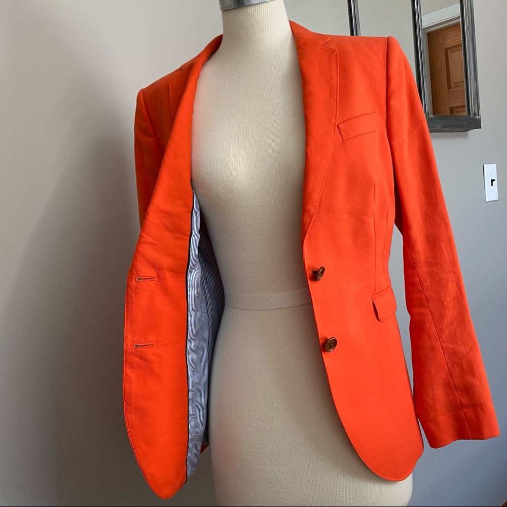 Vintage viscous summer fitted jacket.